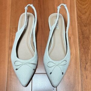Esprit Women's Beige Slingback Flats